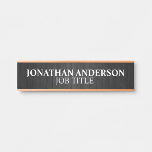 Modern Professional Office Door Sign