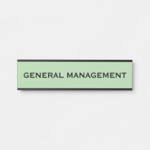 Modern Professional Office Door Sign