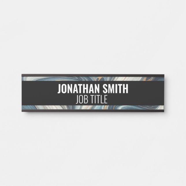 Modern Professional Office Door Sign (Front)