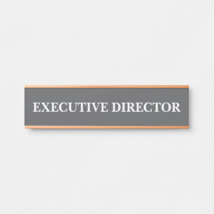 Modern Professional Office Door Sign