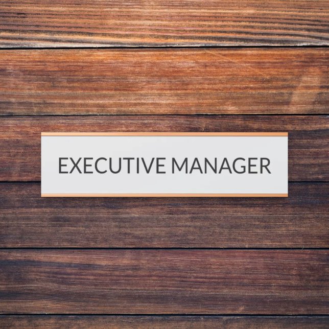 Modern Professional Office Door Sign (Creator Uploaded)