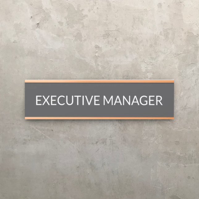 Modern Professional Office Door Sign (Creator Uploaded)