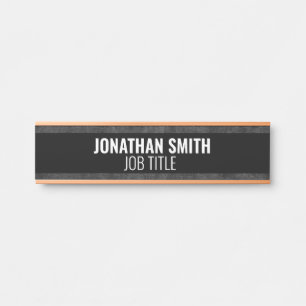 Modern Professional Office Door Sign