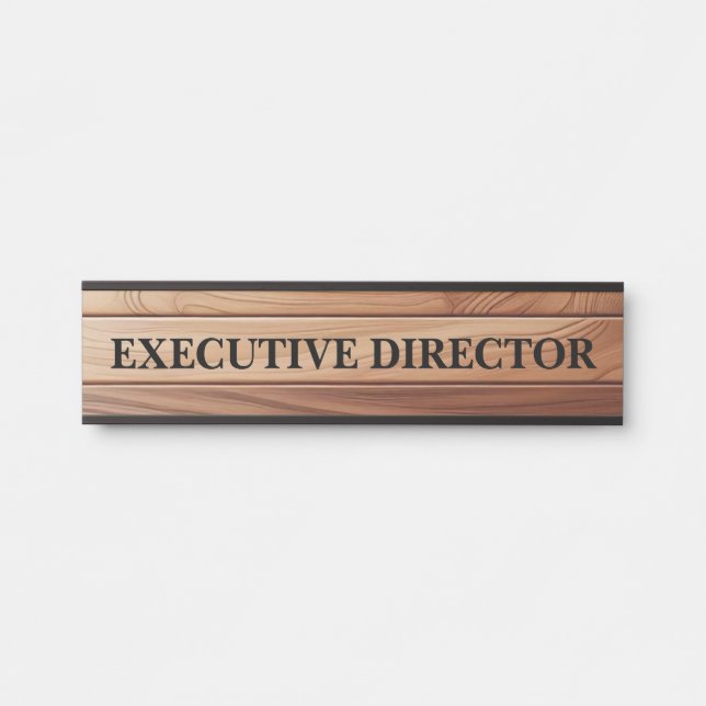 Modern Professional Office Door Sign (Front)