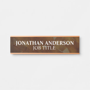 Modern Professional Office Door Sign