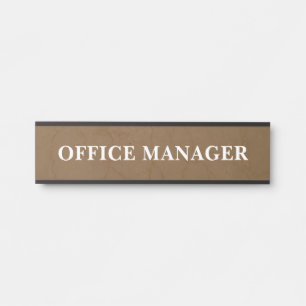 Modern Professional Office Door Sign