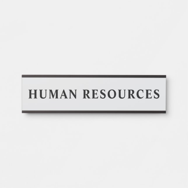 Modern Professional Office Door Sign (Front)