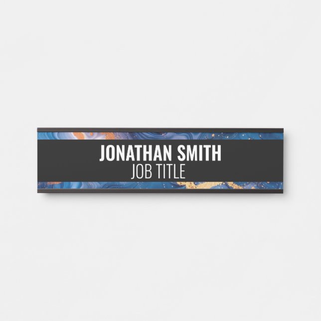 Modern Professional Office Door Sign (Front)