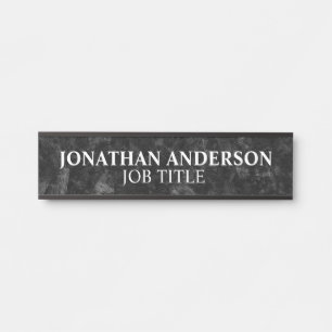 Modern Professional Office Door Sign