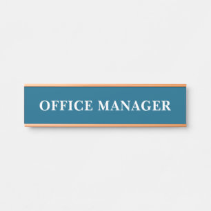 Modern Professional Office Door Sign