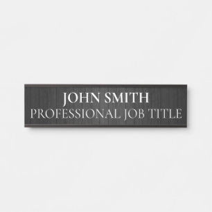 Modern Professional Office Door Sign