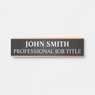 Modern Professional Office Door Sign