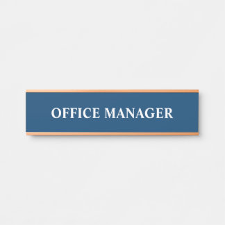 Modern Professional Office Door Sign