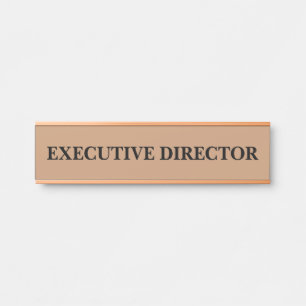 Modern Professional Office Door Sign