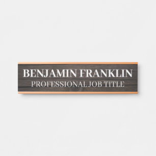 Modern Professional Office Door Sign Name Plate