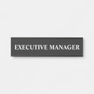 Modern Professional Office Door Sign Name Plate