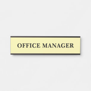 Modern Professional Office Door Sign Name Plate