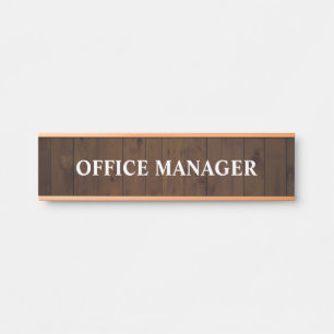 Modern Professional Office Door Sign Name Plate