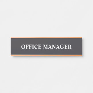Modern Professional Office Door Sign Name Plate