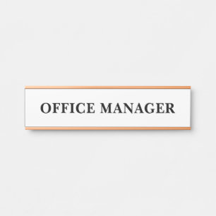 Modern Professional Office Door Sign Name Plate