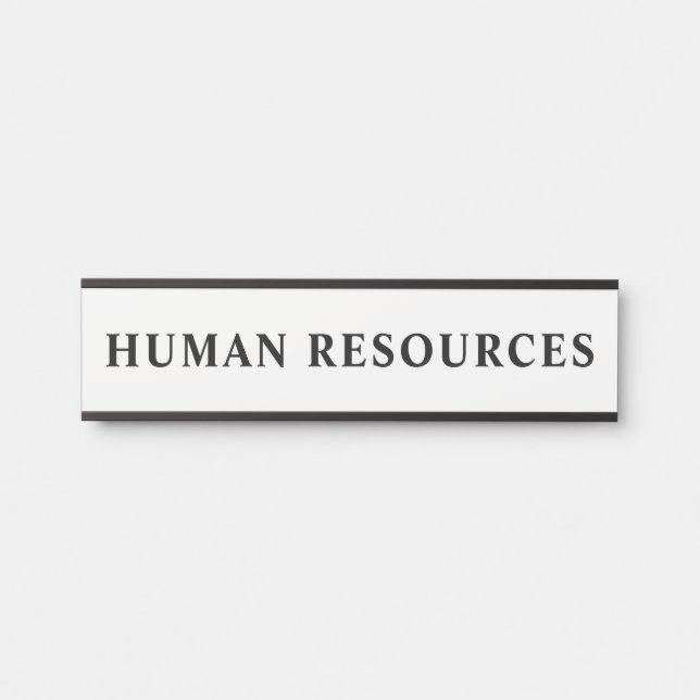 Modern Professional Office Door Sign Name Plate (Front)