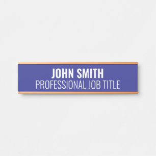 Modern Professional Office Door Sign Name Plate
