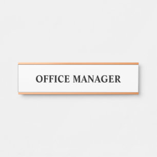 Modern Professional Office Door Sign Name Plate