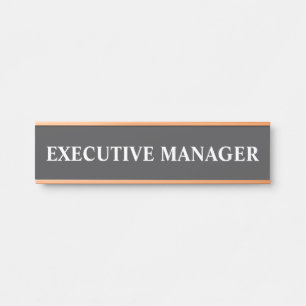 Modern Professional Office Door Sign Name Plate