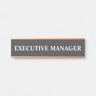 Modern Professional Office Door Sign Name Plate