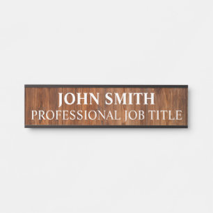 Modern Professional Office Door Sign Name Plate