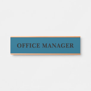 Modern Professional Office Door Sign Name Plate