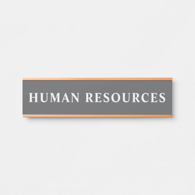 Modern Professional Office Door Sign Name Plate (Front)