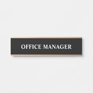 Modern Professional Office Door Sign Name Plate