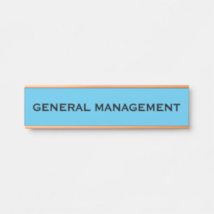 Modern Professional Office Door Sign Name Plate