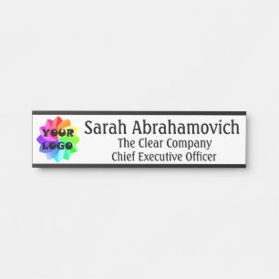 Modern Professional Office Door Signs Your Logo