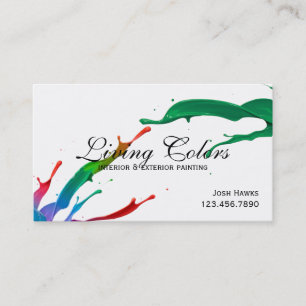 Modern Professional Painting Company Business Card