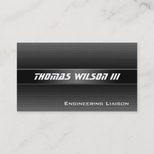 Modern Professional Perforated Metal Business Card