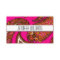 Modern Professional Pink Paisley Business Cards