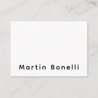 Modern Professional PlainCustom Own Name Enclosure Card