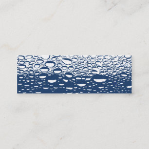 Modern Professional Plumber Mini Business Card