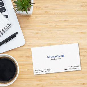 Modern Professional Premium Thick Business Card