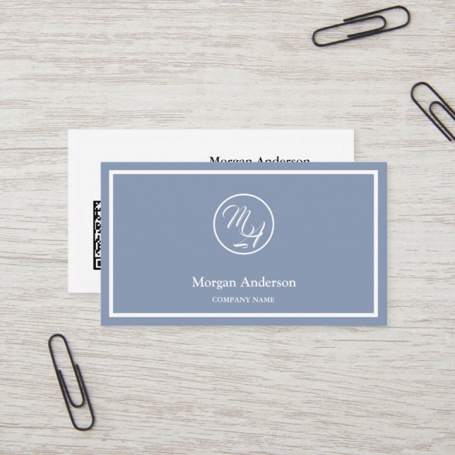 Modern Professional QR Code Logo  Business Card (Front/Back In Situ)