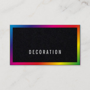 Modern Professional Rainbow Businesscards Business Card