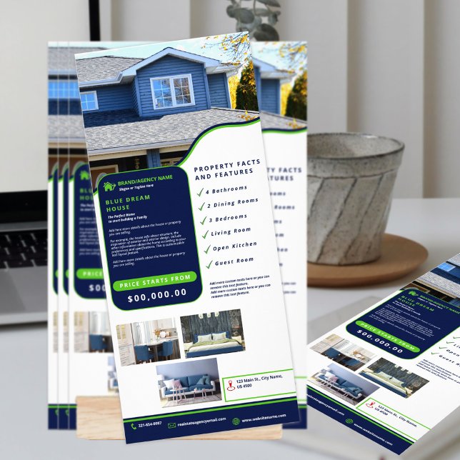 Modern Professional Real Estate and Home Selling  Rack Card (Creator Uploaded)