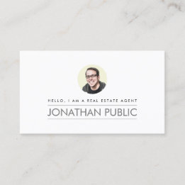 Modern Professional Real Estate Business Card