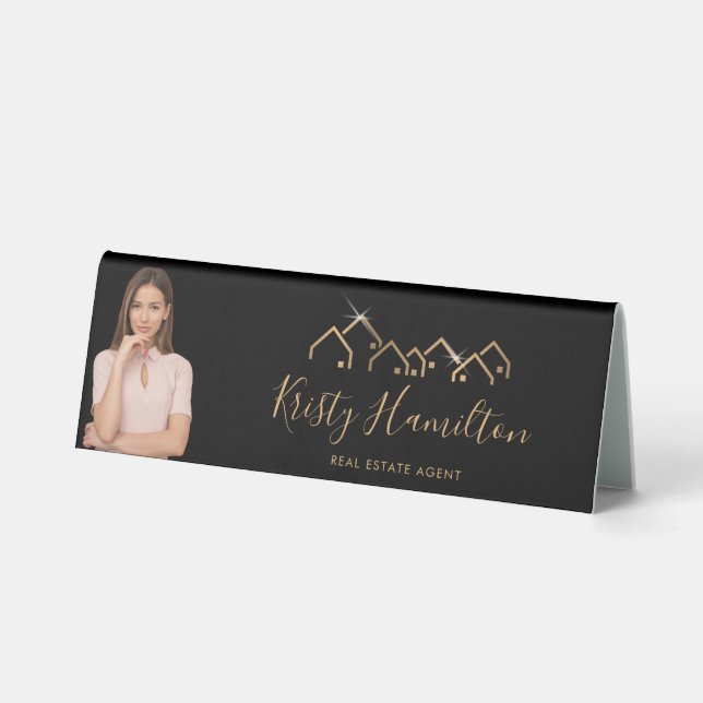 modern professional real estate realtor house logo (Front)