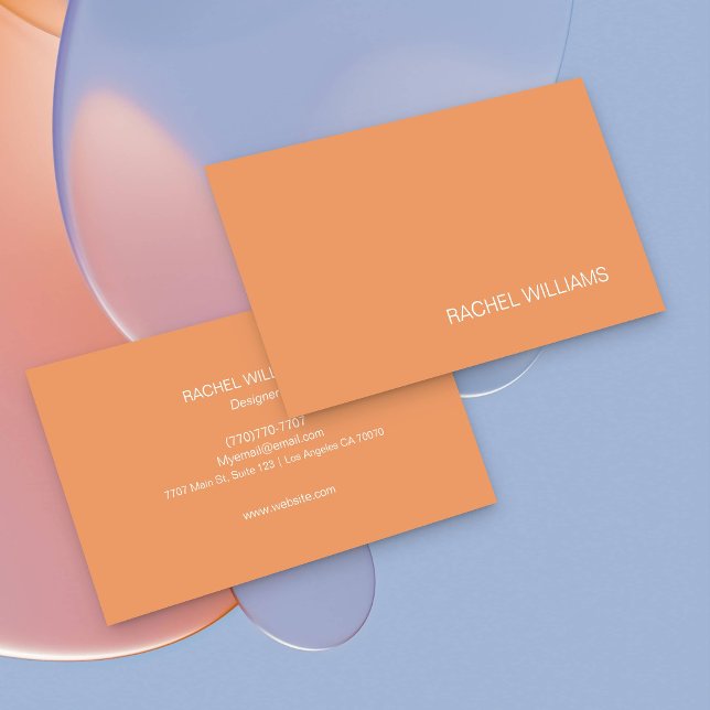 Modern Professional Simple Minimal Business Card  (Creator Uploaded)