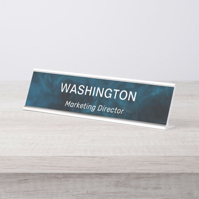 Modern Professional Simple Office Title  Desk Name Plate (Front)