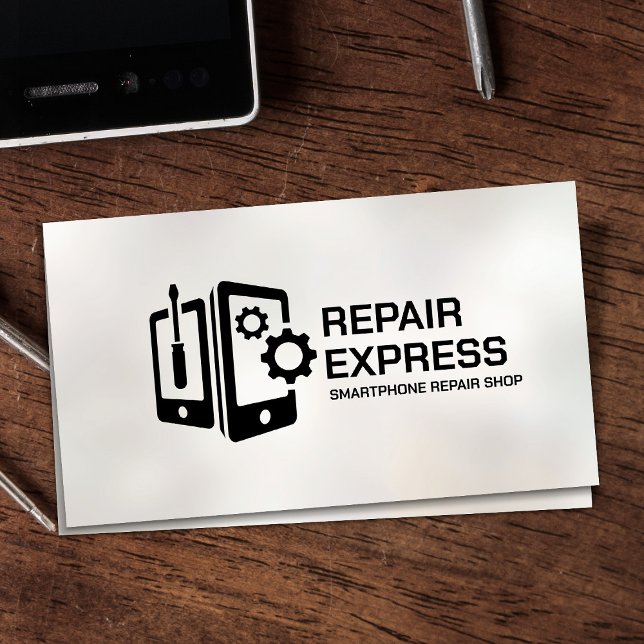 Modern Professional Smartphone Repair Business Card (Creator Uploaded)