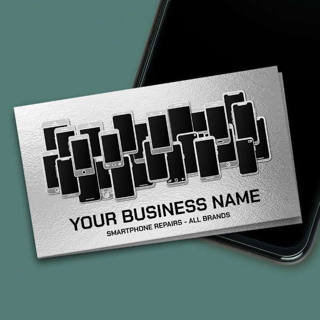 Modern Professional Smartphone Repair  Business Card (Creator Uploaded)